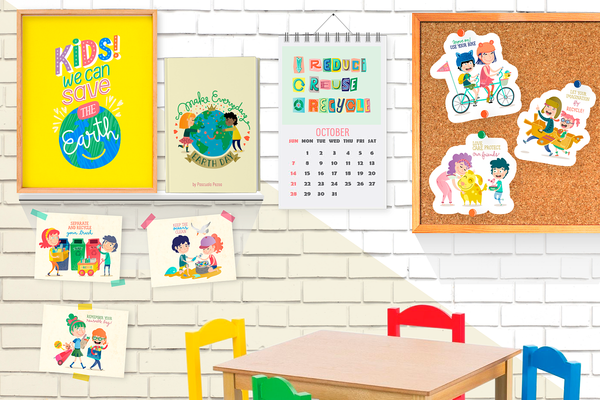 Kids, we can save the Earth, an Illustration by Isa De Gregorio (Photo 8 of 9)