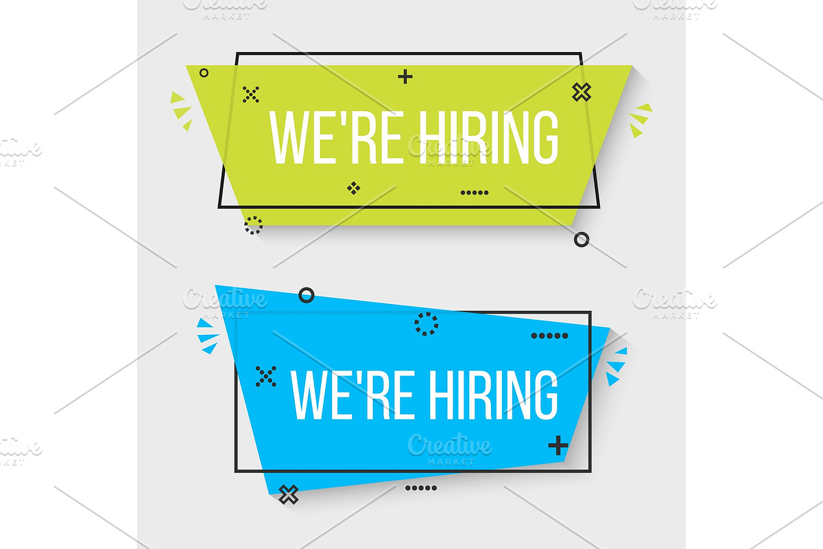 We are hiring, business recruiting., a Work Illustration by HAPPY VECTOR