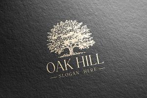 Oak Hill Logo Template