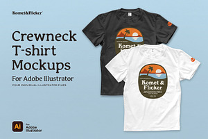 T-Shirt Mockups for Illustrator, a Shirt Mockup by Komet & Flicker