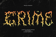 CS Crime – Black Metal Font, a Blackletter Font by Craft Supply Co. (Thumbnail 1 of 8)