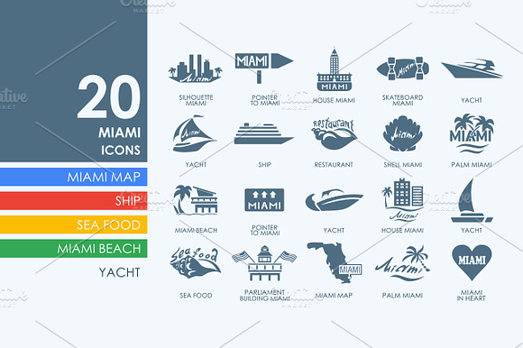 20 Miami Icons