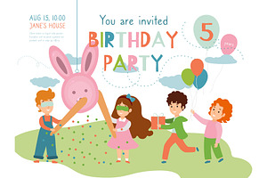 Child Birthday Party Invitation