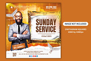 Church Service Instagram Template, a Social Media Template by Mishek Munene (Thumbnail 1 of 4)