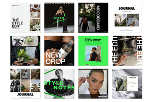 MIMI III: IG POST CANVA TEMPLATE, a Social Media Template by Alice Revel Co
