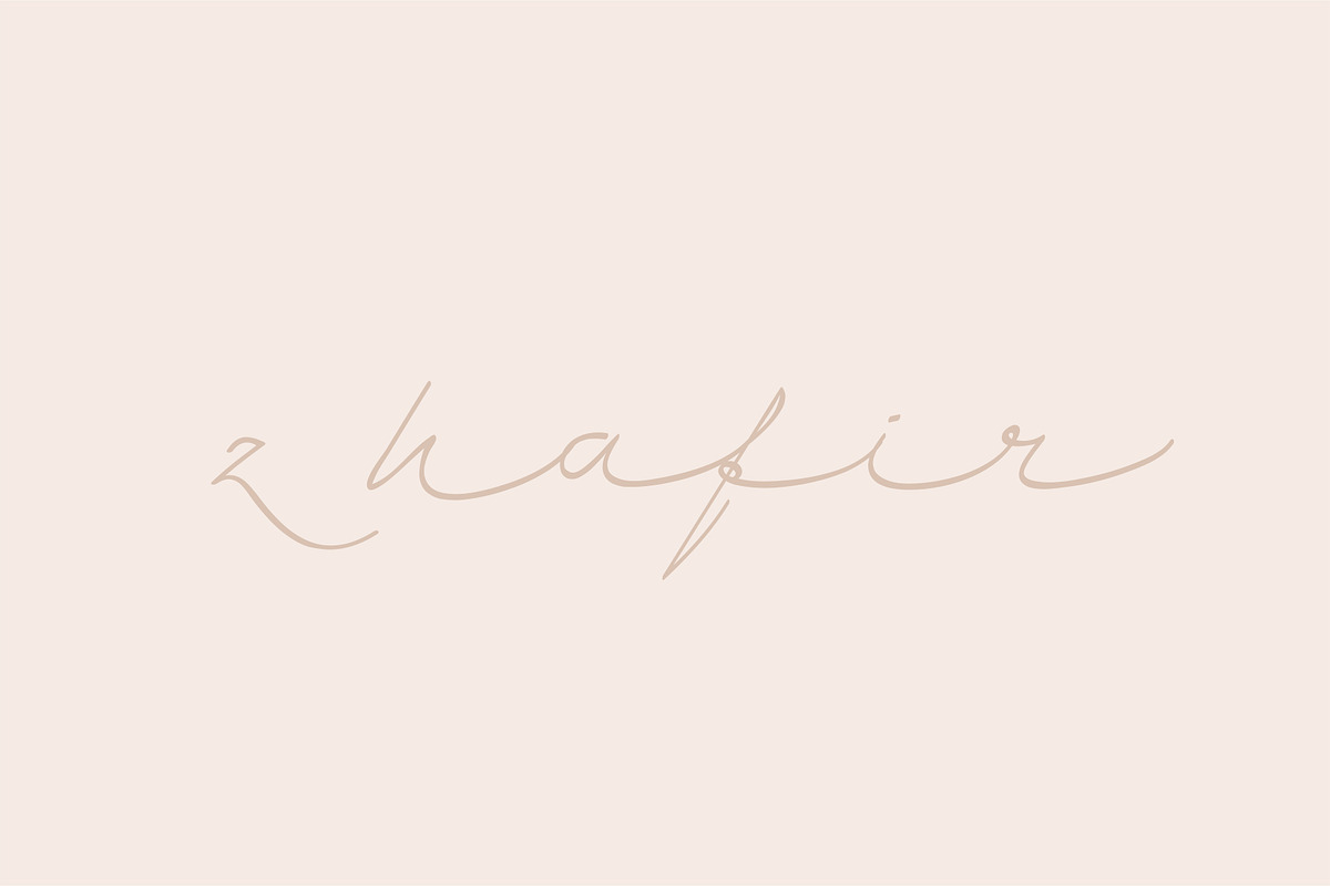 Zhafir Script Font, a Script Font by Luxima (Photo 13 of 13)
