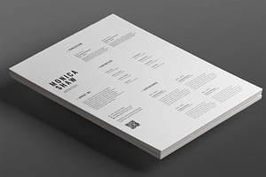 Monica Resume Template