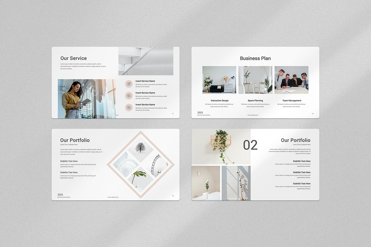 Cherry Minimalist Presentation, a Presentation Template by graphypix (Photo 7 of 20)