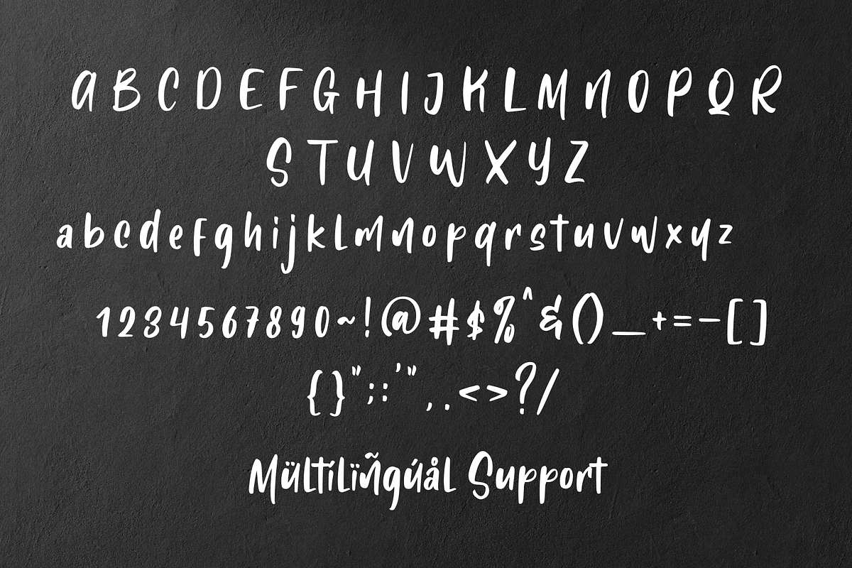 Ladaku Hitam - Handwritten Font, a Script Font by Creavibes Design (Photo 9 of 10)