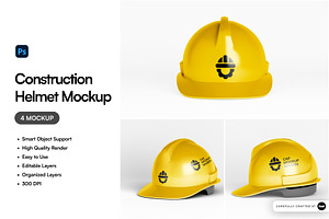 Construction Helmet Mockup, a Product Mockup by SLAB! Design
