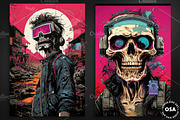 1970's Style Abstract Movie Poster, a Background Graphic by Other Side Art (Thumbnail 4 of 5)