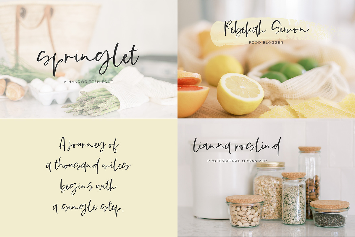 The Spring Font Bundle, a Handwritten Font by Beck McCormick (Photo 2 of 11)