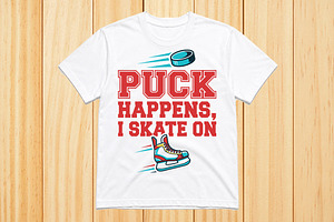 Hockey T-Shirt Design Graphic