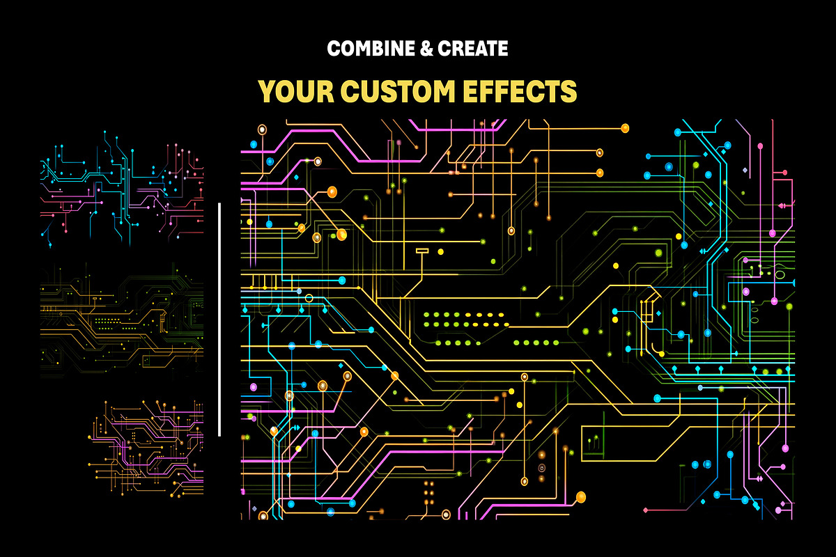 140+ High-Tech Circuits Overlays, an Object Graphic by Mikel Blazgad (Photo 6 of 10)