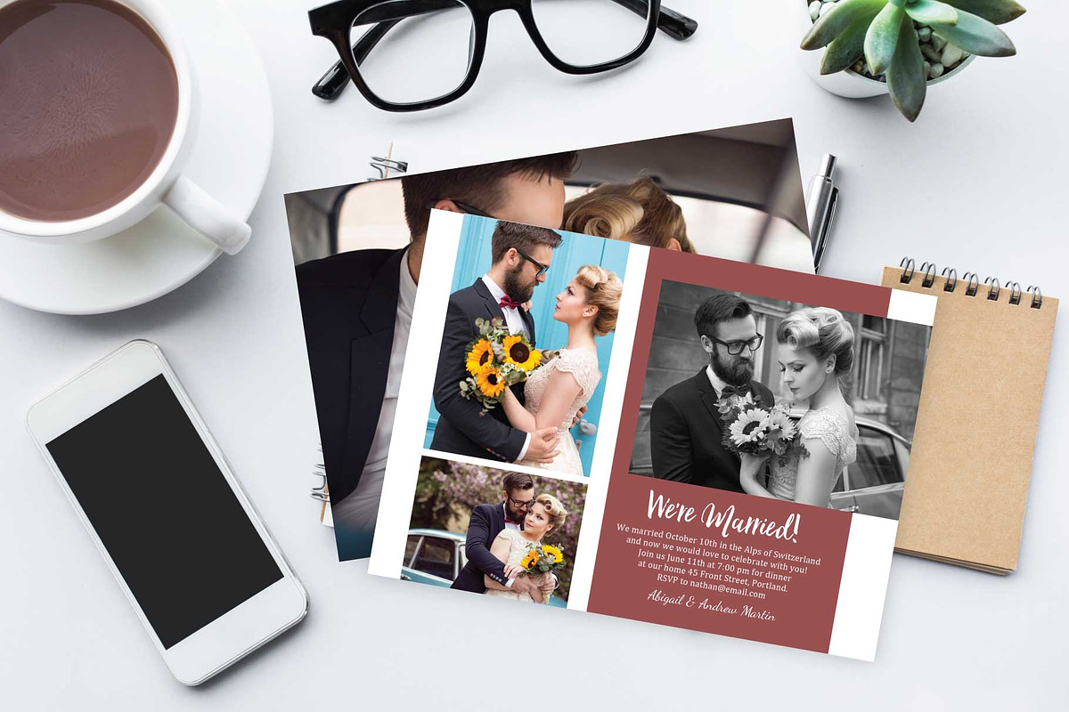 Mr. and Mrs. Elope Announce E104, an Invitation Template by Studio Forty Design (Photo 3 of 5)
