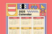 Calendar 2025, a Print Template by nyilstudio (Thumbnail 2 of 3)