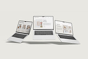 Minimalist Laptop Screen Mockup, a Mockup by My Code Std (Thumbnail 4 of 6)