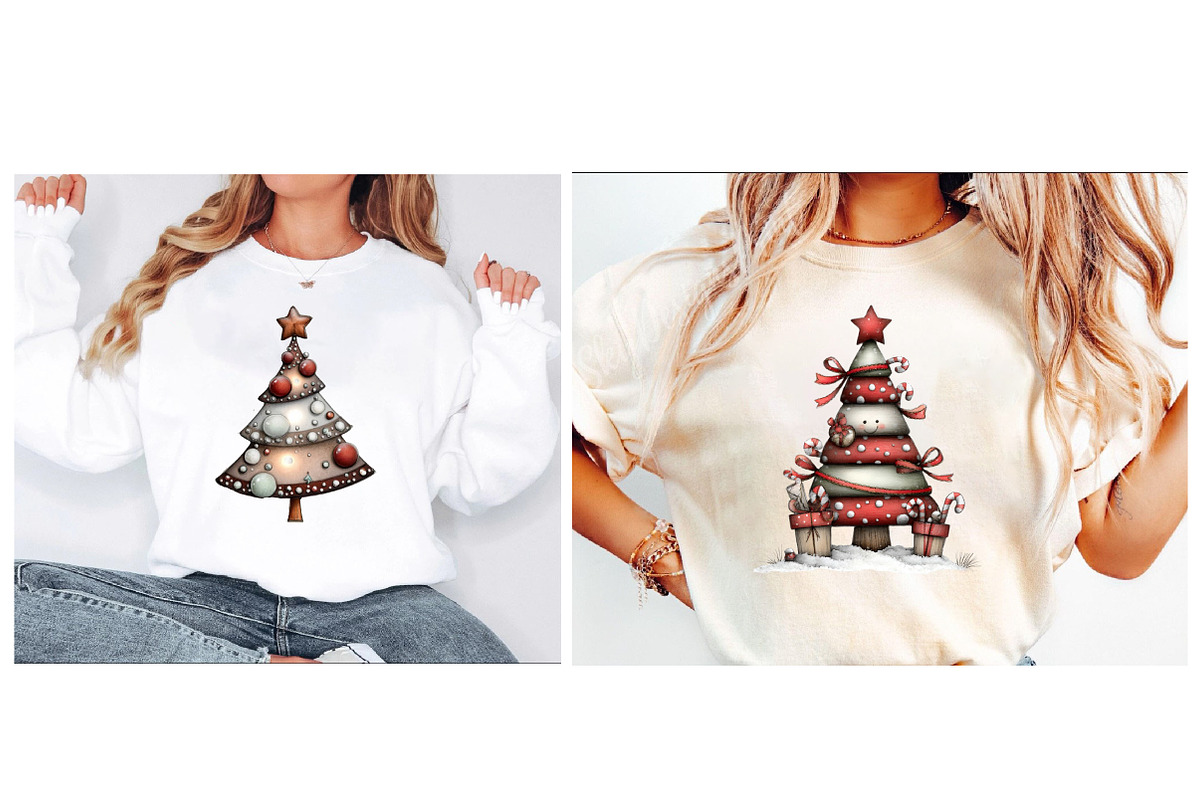 Whimsical Christmas Tree clipart, an Illustration by Designworld (Photo 3 of 6)