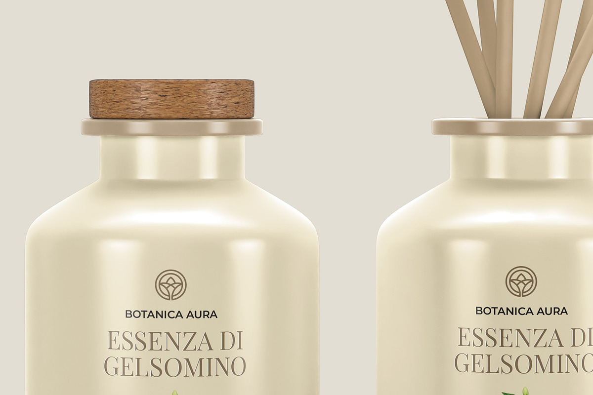 Reed Diffuser Bottle Package Mockup, a Packaging Mockup by Illusiongraphic (Photo 19 of 20)