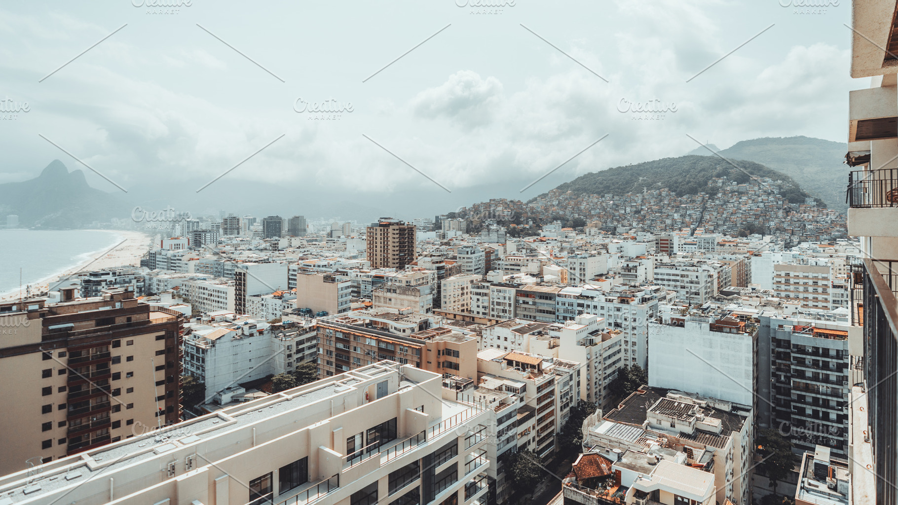 Ipanema Arpoador cityscape, an Architecture Photo by SkyNext