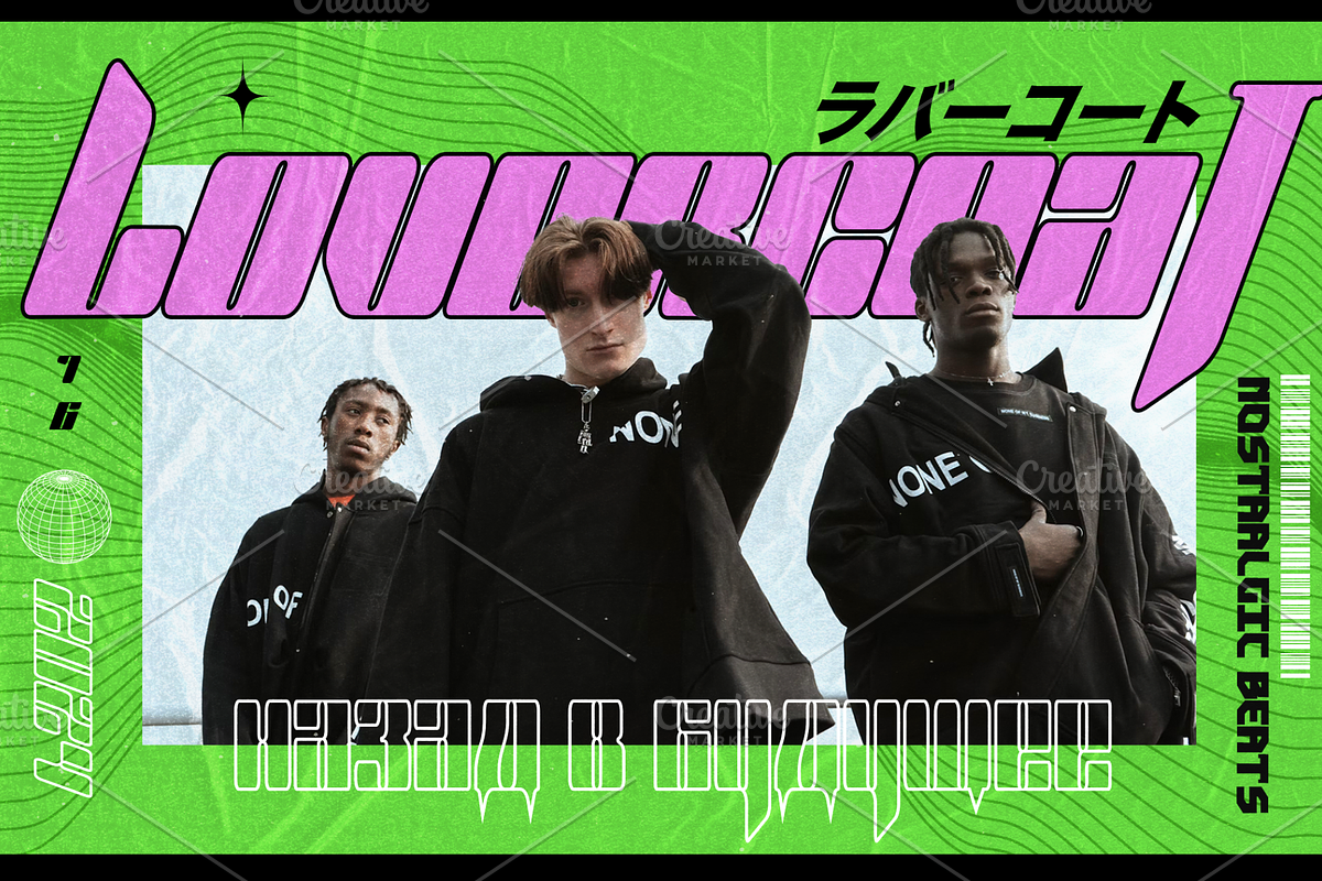 Kabisat - Y2K, Retro Techno Display, a Symbol Font by Mofr 24 (Photo 2 of 10)