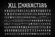 CS Reaper – Black Metal Font, a Blackletter Font by Craft Supply Co. (Thumbnail 8 of 8)