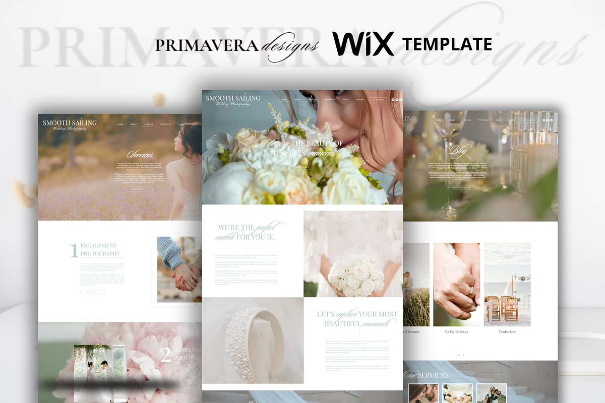 Wix Photography Website Template, a Wix Template by Primavera Studio Design (Photo 4 of 8)