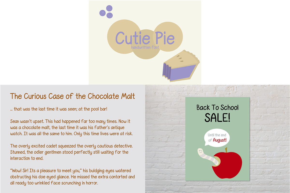 19 Font Bundle with Extended Glyphs, a Handwritten Font by noonsun (Photo 3 of 21)