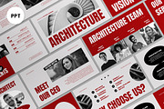 Red Gothic Architecture Power Point, a Presentation Template by graphicook (Thumbnail 1 of 5)