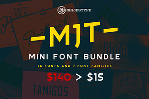 MJT Mini Font Bundle VOL.1