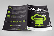 Bi-fold Web Solutions A4 Brochure, a Brochure Template by buttonpl (Thumbnail 4 of 4)