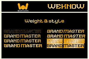 Grand Master Font