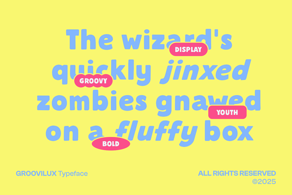 Groovilux - Retro Sans Bold Display, a Font by Indotype Foundry (Photo 3 of 10)