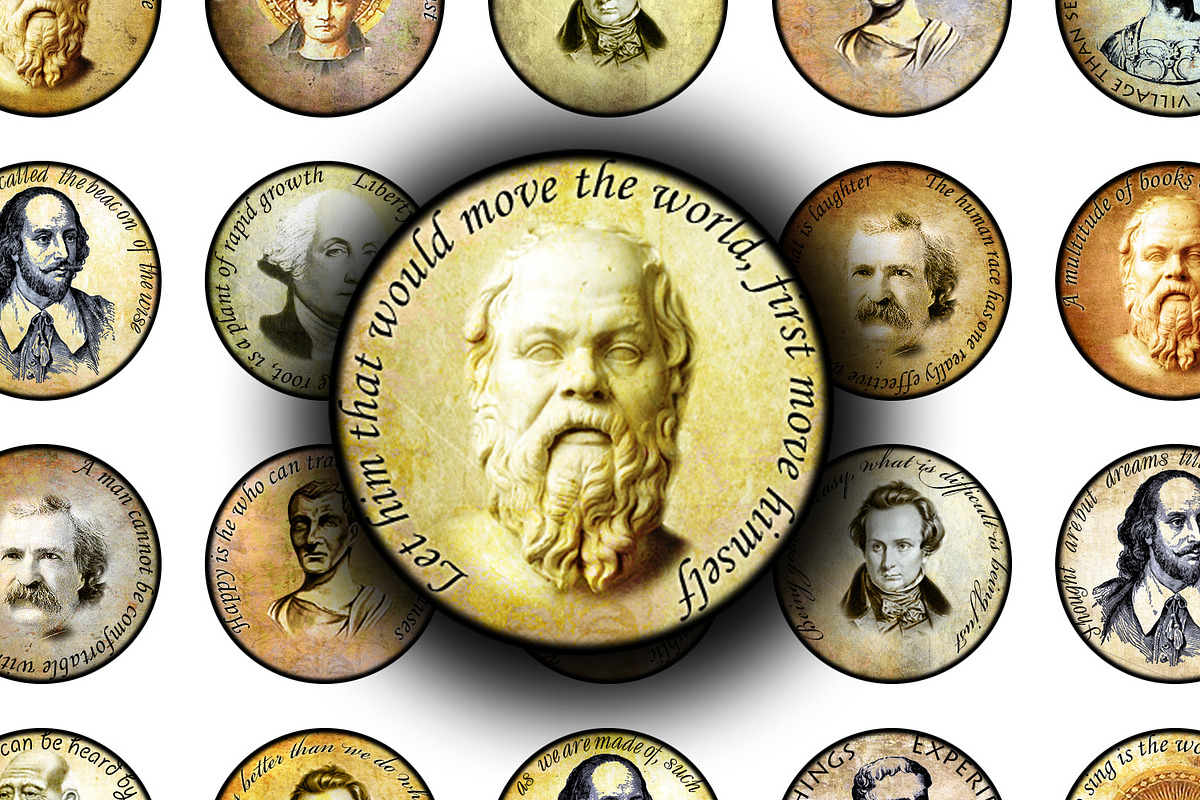 Aphorisms of Famous People, a Print Template by Kseniya-Omega (Photo 1 of 3)