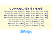 Comicblast, a Font by Kustomtype (Thumbnail 8 of 10)