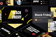 Black Friday Powerpoint Template, a Presentation Template by Eklip Studio (Thumbnail 1 of 6)