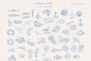 Wedding, Beach, Sea Life Food Doodle, an Object Illustration by Designwork (Thumbnail 8 of 13)