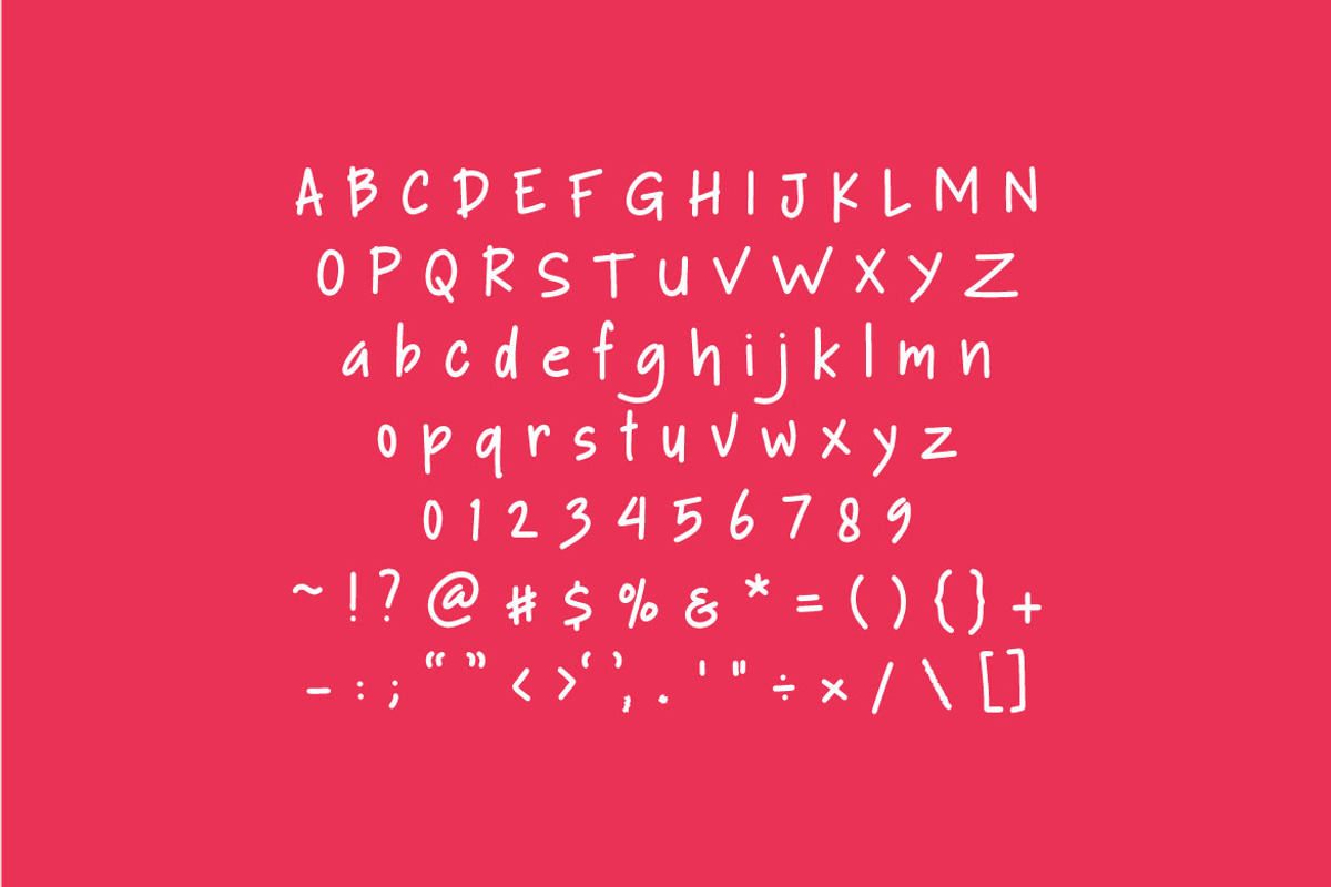 Going Rush - Handwritten Font, a Script Font by Mightyfire (Photo 2 of 3)