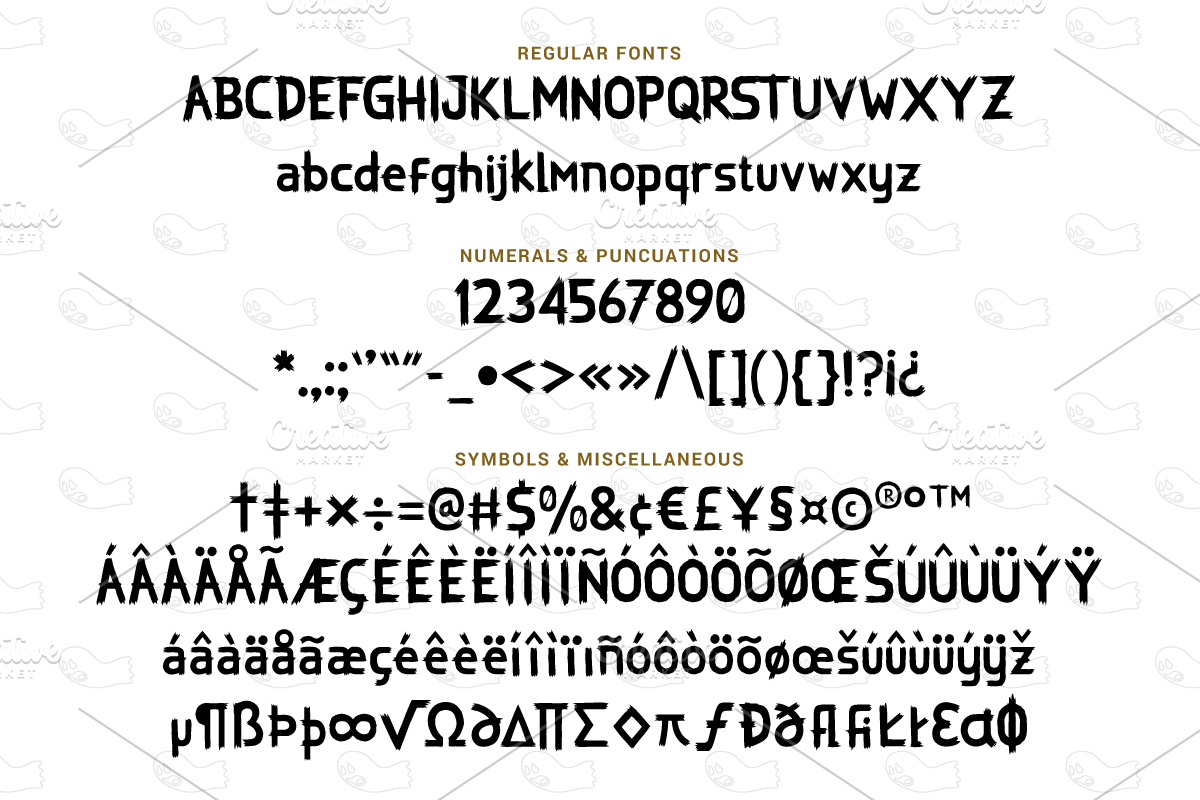 Halowicked Font, a Sans Serif Font by mikailain (Photo 2 of 6)