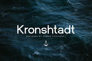 Kronshtadt - Sans Serif Typeface
