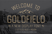 Goldfield Rust + Rough Font, a Serif Font by K Randall Wilcox (Thumbnail 1 of 4)