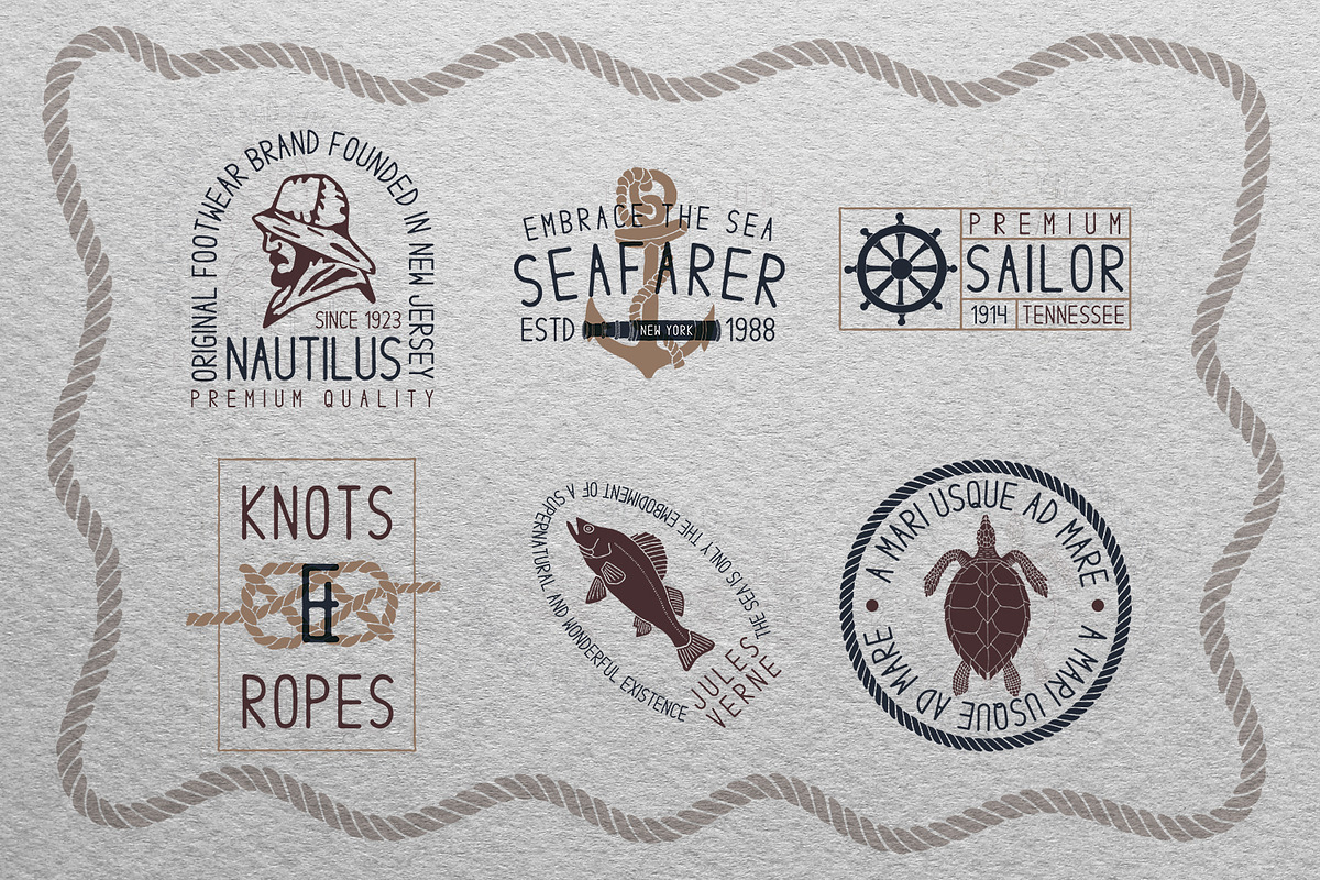 Skinny Walrus - Vintage Font + Logos preview 4