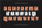 Crochets - Condensed Display Font, a Sans Serif Font by Pian45 Studio (Thumbnail 7 of 8)