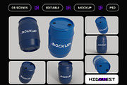 Diesel Fuel Can Mockup, a Packaging Mockup by hiddemaru (Thumbnail 2 of 4)