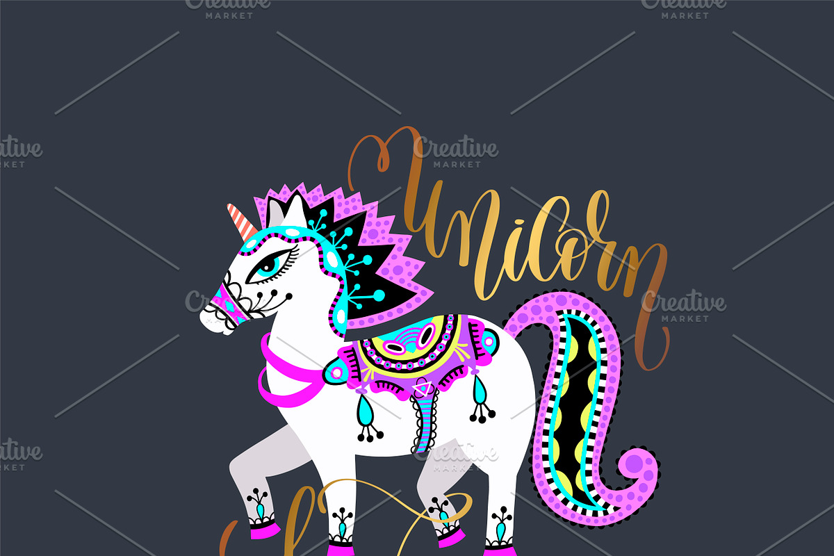 25 UNICORN QUOTES + 9 POSTERS, a Decorative Illustration by karakotsya (Photo 14 of 14)