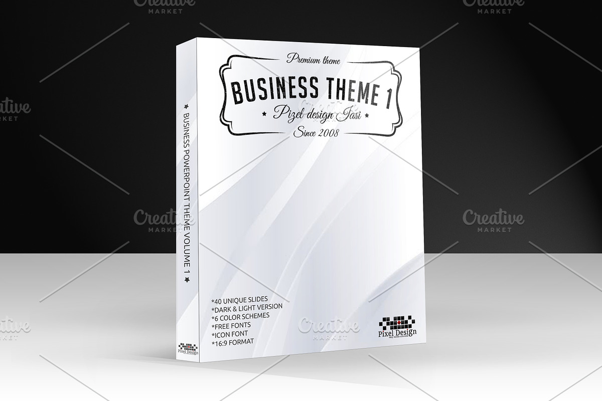 Business PowerPoint Theme Volume 1, a Presentation Template by VladAlexandru93 (Photo 1 of 5)