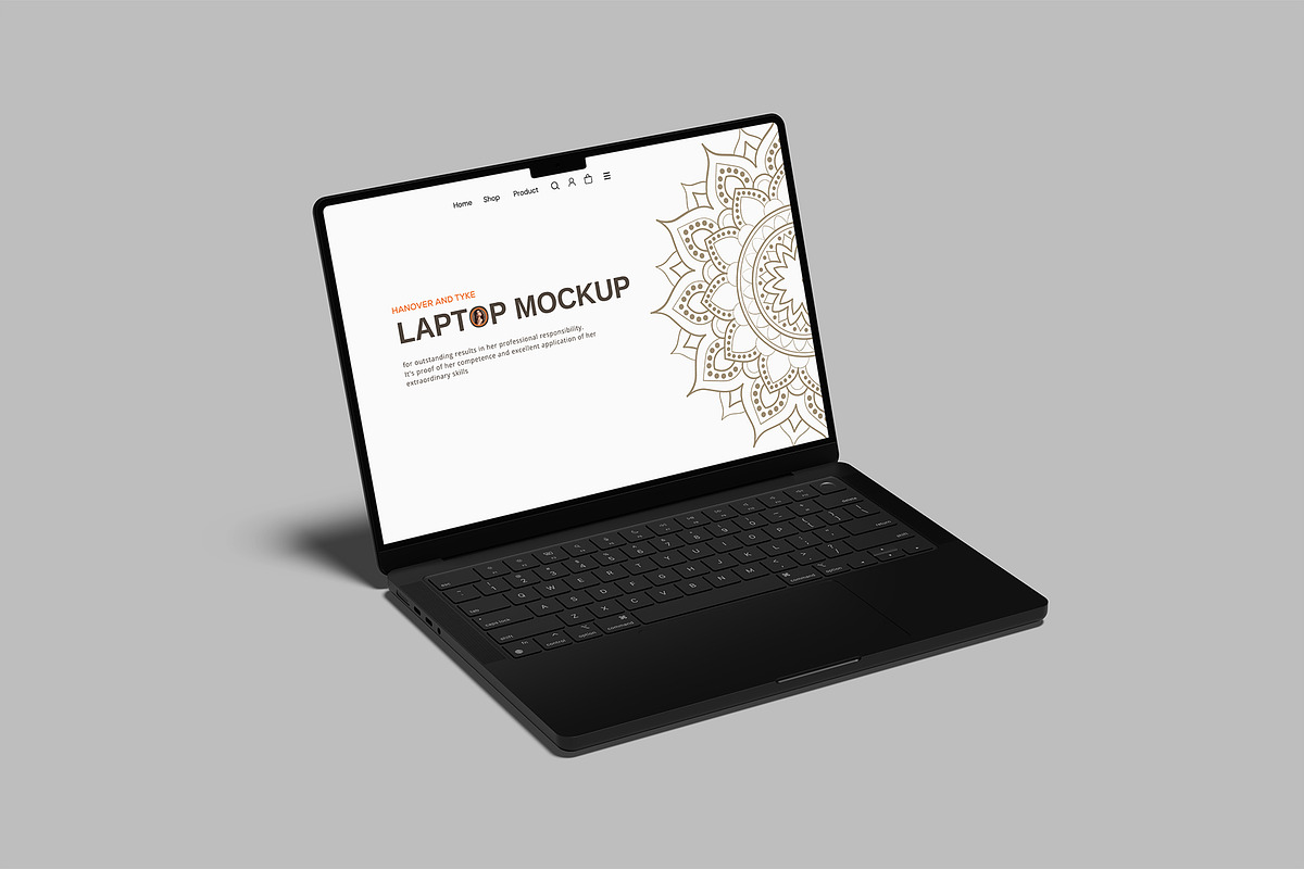 Laptop Mockup, a Device Mockup by Bangdastudio (Photo 3 of 5)