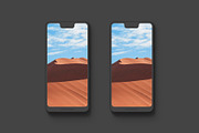 Pixel 3XL - 21 Clay Mockups - PSD, an iPhone Mockup by Asylab (Thumbnail 10 of 73)