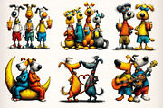 Best Dog Friend, Quirky Dog Clipart, an Illustration by Dream Creation (Thumbnail 3 of 8)