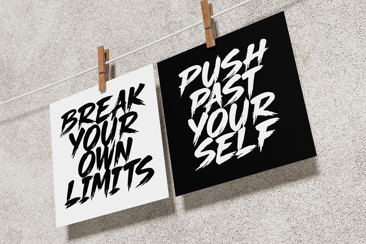 Zero Beyond - Brush Font, a Handwritten Font by ErgibiStudio (Photo 6 of 10)